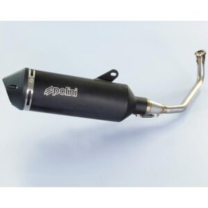 Pot d'échappement POLINI Maxi-Scooter Aluminium noir - Honda