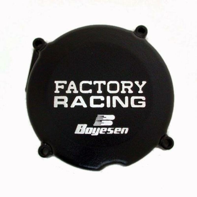 Couvercle d'allumage BOYESEN Factory Racing noir Honda CR250R Couvercle d'allumage BOYESEN Factory Racing noir Honda CR250R