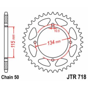 Couronne JT SPROCKETS acier standard 718 - 530