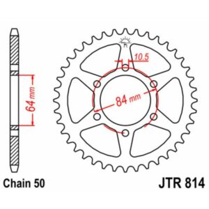 Couronne JT SPROCKETS acier standard 814 - 530