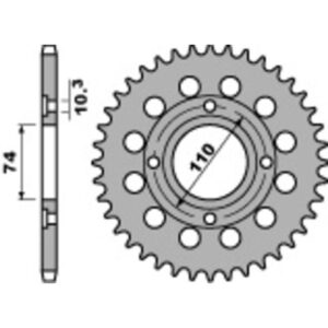 Couronne PBR acier C45 standard 280 - 530