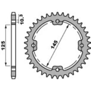 Couronne PBR acier C45 standard 4588 - 520