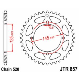 Couronne JT SPROCKETS acier standard 857 - 520