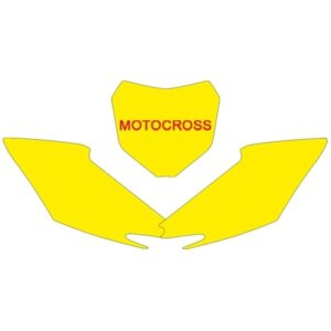Fonds de plaque BLACKBIRD rouge Honda CRF250R/450R