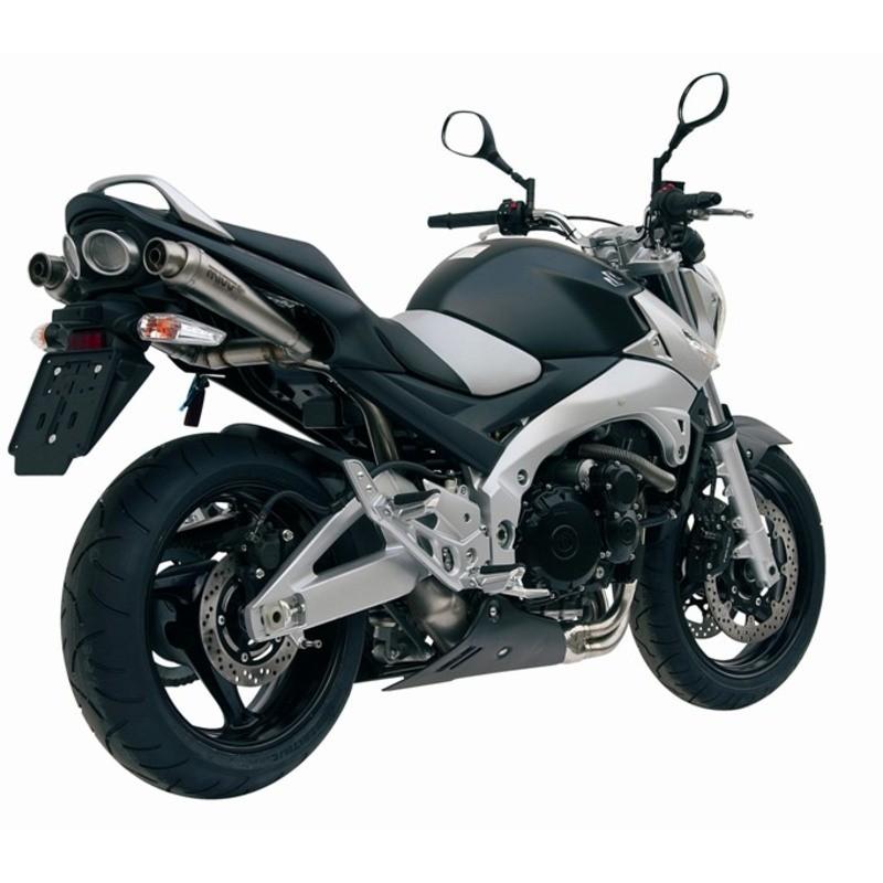 Silencieux double MIVV X-Cone inox Suzuki GSR600 Silencieux double MIVV X-Cone inox Suzuki GSR600