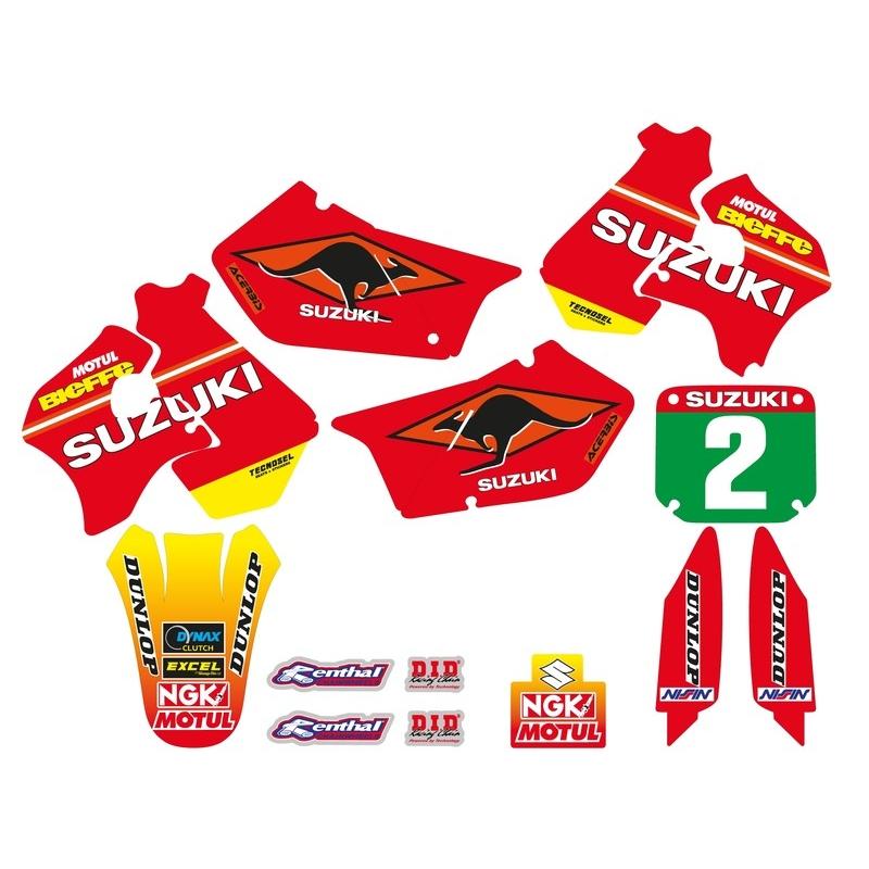Kit déco TECNOSEL Team Suzuki 1998 Kit déco TECNOSEL Team Suzuki 1998