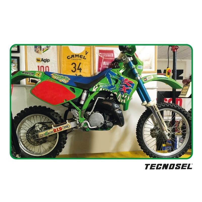 Kit déco complet TECNOSEL Team Kawasaki 1993 Kit déco complet TECNOSEL Team Kawasaki 1993 – Image 3