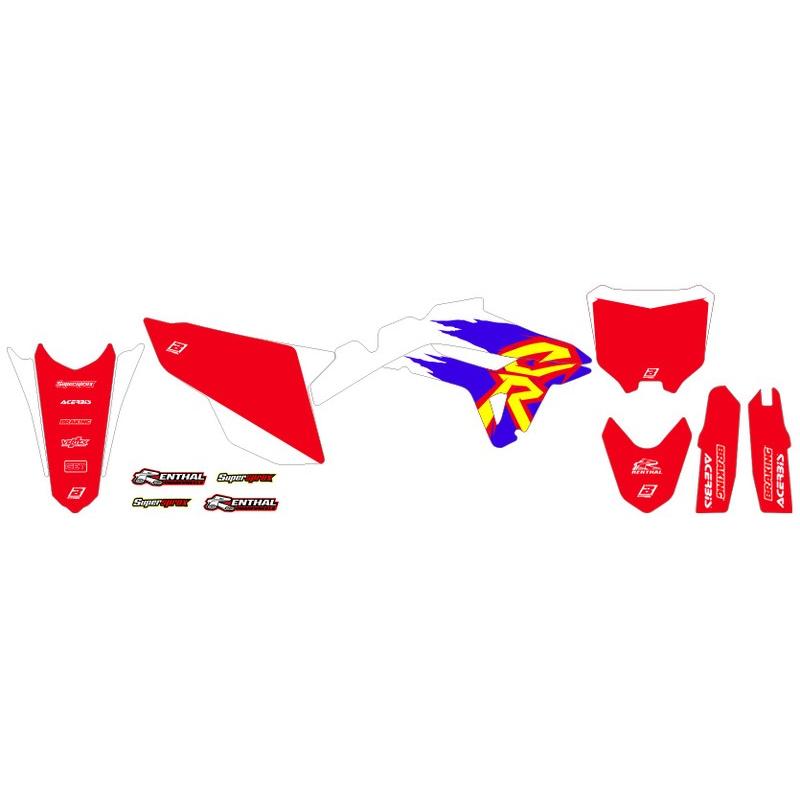 Kit déco BLACKBIRD Retro - Honda CR125/250 Kit déco BLACKBIRD Retro - Honda CR125/250 – Image 2