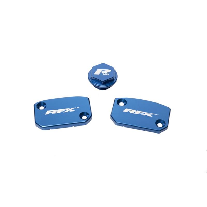 Jeu de bouchons de réservoir RFX Pro (Bleu) (Frein et embrayage Brembo) Jeu de bouchons de réservoir RFX Pro (Bleu) (Frein et embrayage Brembo)