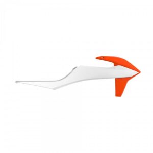 Ouïes de radiateur POLISPORT orange/blanc KTM