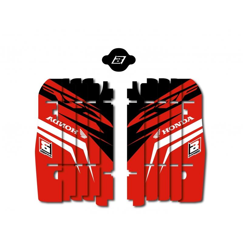 Kit déco de cache radiateur BLACKBIRD Dream Graphic 4 Honda CRF250 Kit déco de cache radiateur BLACKBIRD Dream Graphic 4 Honda CRF250