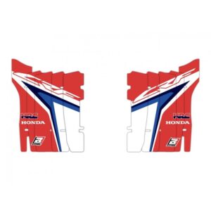 Kit déco de cache radiateur BLACKBIRD Replica Team HRC 2020 Honda