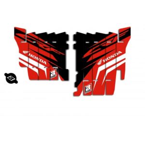 Kit déco de cache radiateur BLACKBIRD Dream Graphic 4 Honda CRF450