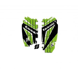 Kit déco de cache radiateur BLACKBIRD Dream Graphic 4 Kawasaki KXF