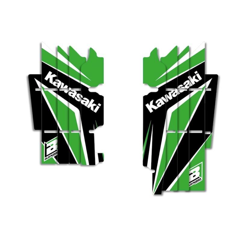 Kit déco de cache radiateur BLACKBIRD Dream Graphic 4 Kawasaki KXF Kit déco de cache radiateur BLACKBIRD Dream Graphic 4 Kawasaki KXF
