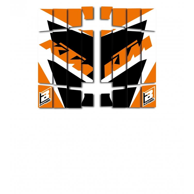 Kit déco de cache radiateur BLACKBIRD Dream Graphic 4 KTM Kit déco de cache radiateur BLACKBIRD Dream Graphic 4 KTM