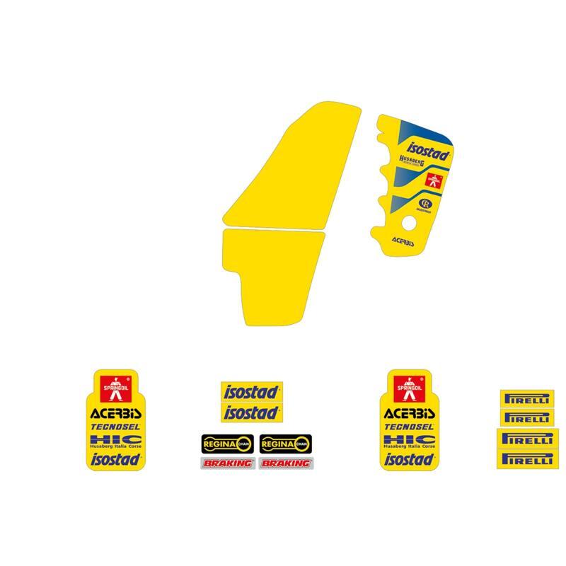 Kit déco TECNOSEL Replica Team Husaberg 1990 Kit déco TECNOSEL Replica Team Husaberg 1990 – Image 2