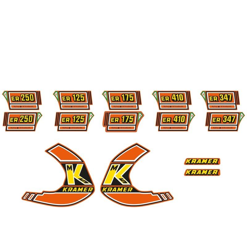 Kit déco TECNOSEL Replica OEM Kramer 1981 orange Kit déco TECNOSEL Replica OEM Kramer 1981 orange – Image 2