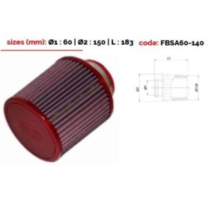 Filtre à air BMC - SA60-140