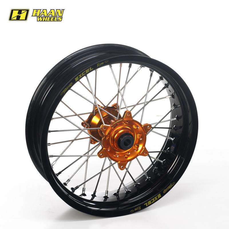 Roue arrière complète HAAN WHEELS - 17x4.50x36T Roue arrière complète HAAN WHEELS - 17x4.50x36T