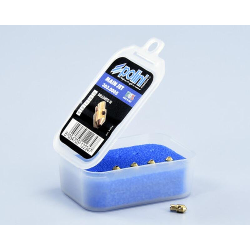 Jeu de 5 gicleurs POLINI Dellorto 110 a 122 Jeu de 5 gicleurs POLINI Dellorto 110 a 122