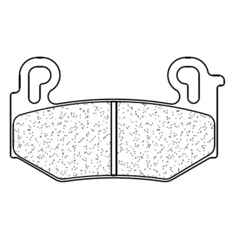 Plaquettes de frein CL BRAKES route métal fritté - 1280A3+ Plaquettes de frein CL BRAKES route métal fritté - 1280A3+