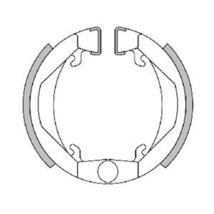 Mâchoires de frein POLINI For Race 80x18 avec ressorts