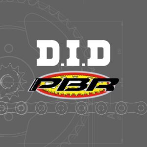 Kit chaîne DID/PBR 428VX3 16/57 renforcée - couronne standard