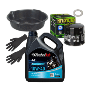 Pack vidange Moto Technilub 10w40 HF153